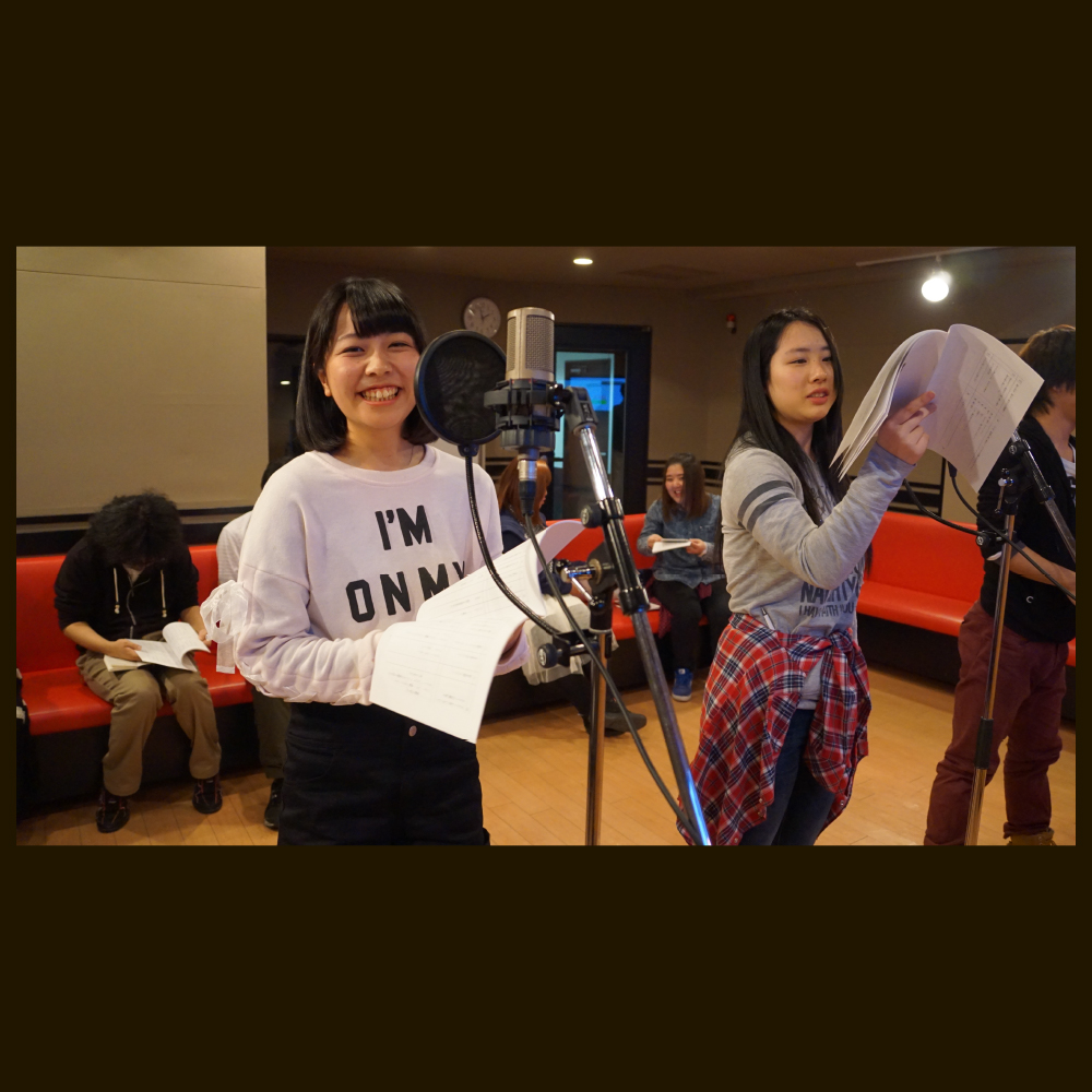 声優授業風景（芸美ガイダンス2015 展示作品）福岡スクールオブミュージック＆ダンス専門学校 声優コース