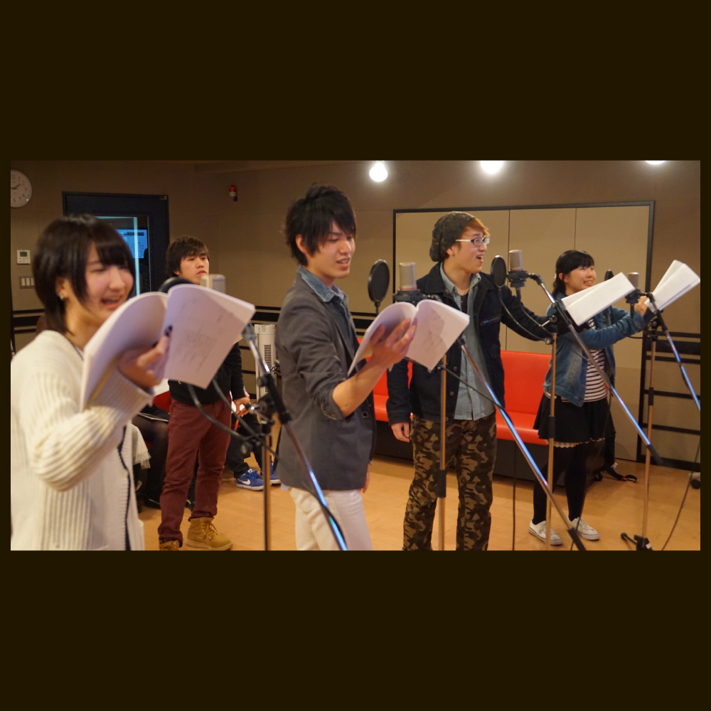 声優授業風景（芸美ガイダンス2015 展示作品）福岡スクールオブミュージック＆ダンス専門学校 声優コース