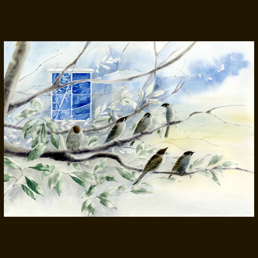 自然のかたち（芸美ガイダンス2015 展示作品）倉敷芸術科学大学 芸術学部 デザイン学科（現：デザイン芸術学科） イラストレーションコース（現：デザイン領域）